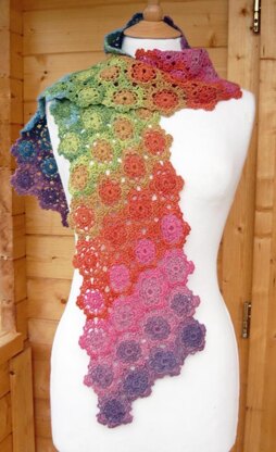 Iris Crochet Scarf