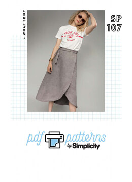 Simplicity Misses Wrap Skirt SP107 - Downloadable PDF