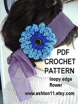 Loopy Flower | Crochet Pattern by Ashton11