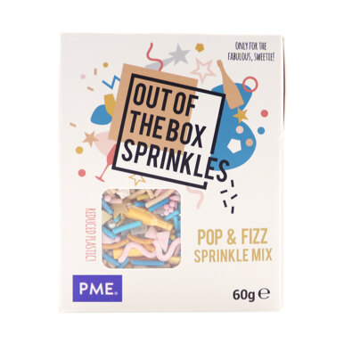 PME Cake Out Of The Box Sprinkle Mix- Pop & Fizz 60g