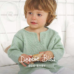 Kaftan -  Sweater Knitting Pattern For Babies in Debbie Bliss Eco Baby by Debbie Bliss