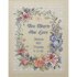 Dimensions Two Hearts Wedding Record Stamped Cross Stitch Kit