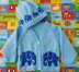 I Love Elephants - Baby Jacket and Hat