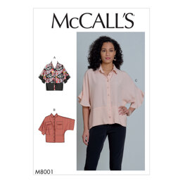 McCall's Misses' Tops M8001 - Sewing Pattern