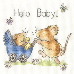 Bothy Threads Hello Baby! Cross Stitch Kit