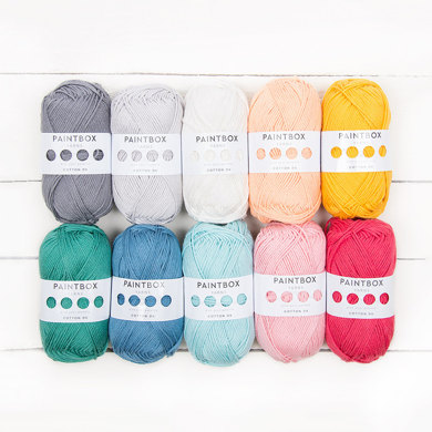 Paintbox Yarns Cotton DK 10 Ball Color Pack Designer Picks