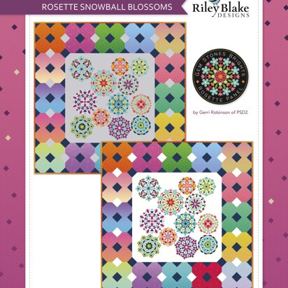 Riley Blake Rosette Snowball Blossoms - Downloadable PDF