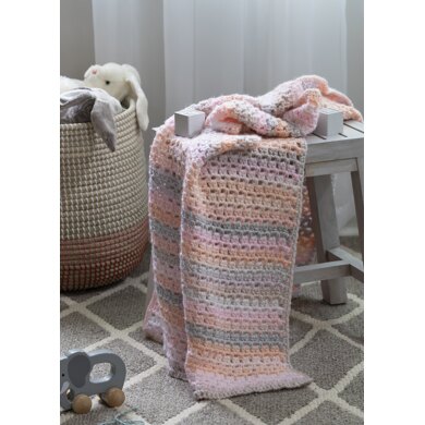 Aria Baby Blanket in Premier Yarns - Downloadable PDF