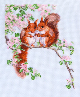 Creative World of Crafts Squirrel's Secrets Cross Stitch Kit - One Size