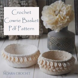 Crochet Cowrie Basket
