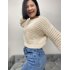 Lacy knitted sweater