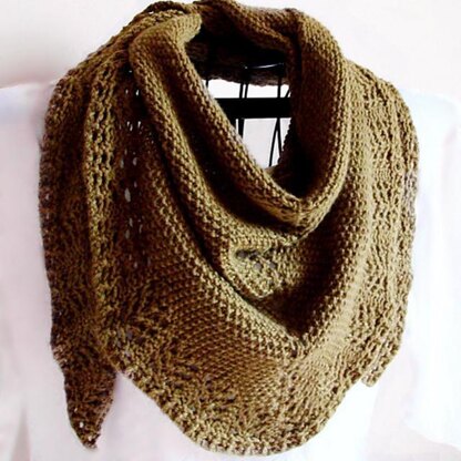 Lady's Mantle Triangle Scarf