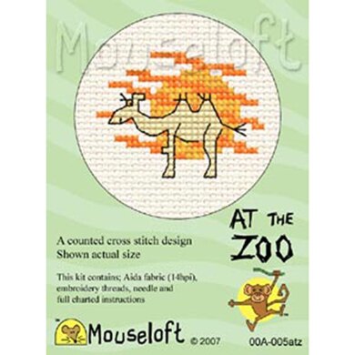 Mouseloft At the Zoo Kreuzstich Set Kamel (64 mm)