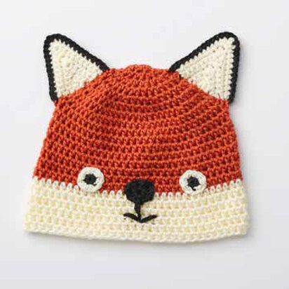 Fox Hat in Caron Simply Soft - Downloadable PDF