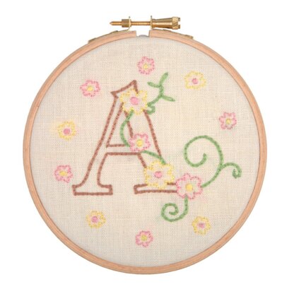 Anchor Baby Letters Printed Embroidery Kit