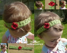 Trellis Flower Headband