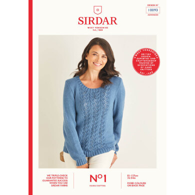 Ladies Sweaters in Sirdar No.1 DK - 10093 - Leaflet