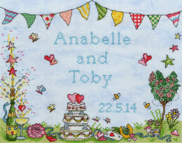 Bothy Threads Wedding Celebration Cross Stitch Kit - 30cm x 23cm