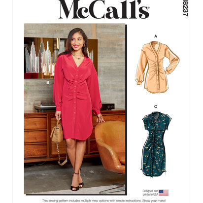 McCall's Misses' Tunic and Dresses M8237 - Sewing Pattern