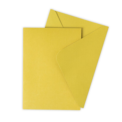 Sizzix Surfacez Card & Envelope Pack, A6, 10PK - Mistletoe Green