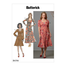 Butterick Misses' Dress B6586 - Sewing Pattern
