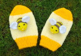 Bumble Bee Mittens