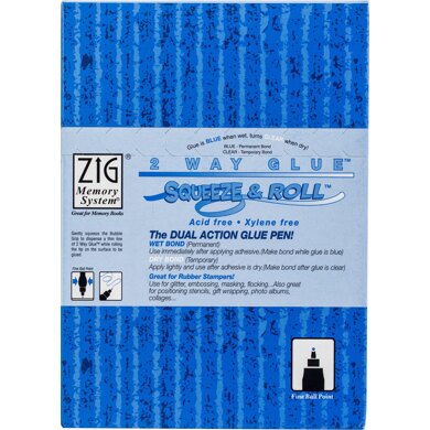 Pack of 12 Zig 2 Way Glue Squeeze & Roll