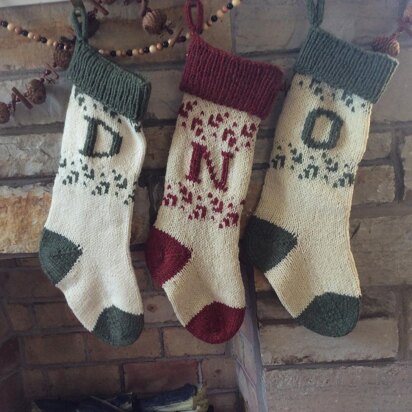 Monogrammed Christmas Stockings