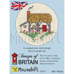Mouseloft Cottage Images Of Britain Kit Cross Stitch Kit - 85 x 110 x 10