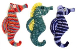 Seahorse FLAT KNIT VERSION Plush Toy
