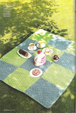 Lace and Texture Picnic Blanket