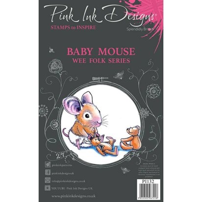 Pink Ink Designs Baby Mouse A7 Clear Stamp Set