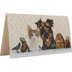 Crystal Art Animal Family, 11x22cm Card Diamond Painting Kit