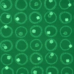 Figo Fabrics Lucky Charms – Green Clovers