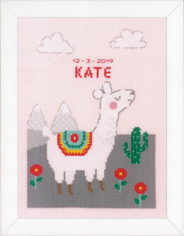Vervaco Lovely Llama Cross Stitch Kit - Multi