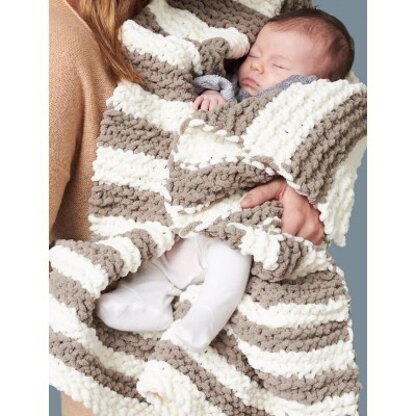 In A Wink Baby Blanket in Bernat Baby Blanket Big Ball