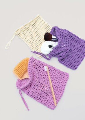 Crochet Bag in Rico Essentials Organic Cotton Aran - 1099 - Downloadable PDF