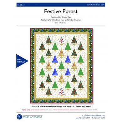 Windham Fabrics Festive Forest - Downloadable PDF