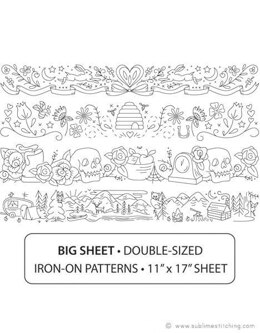 Sublime Stitching Sublime Borders - Big Sheet Embroidery Transfer Patterns