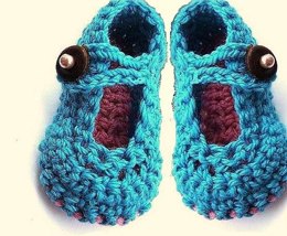 Mary Jane Booties | Crochet Pattern by Ashton11