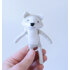 Stuffed miniature fox and wolf