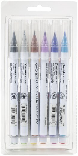ZIG Kuretake ZIG Clean Color Real Brush Markers 12/Pkg - 471044
