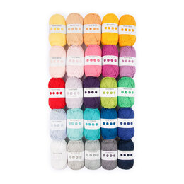 Paintbox Yarns Cotton Aran 25 Ball Colour Pack