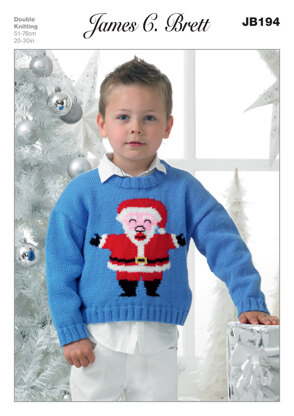 Boys' Sweater in James C. Brett Top Value DK - JB194