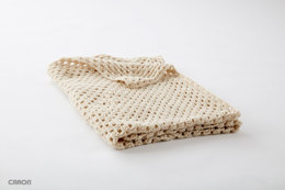 Classic Granny Square Crochet Throw in Caron One Pound - Downloadable PDF