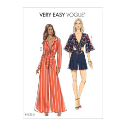 Vogue Misses' Top, Shorts and Pants V9319 - Sewing Pattern