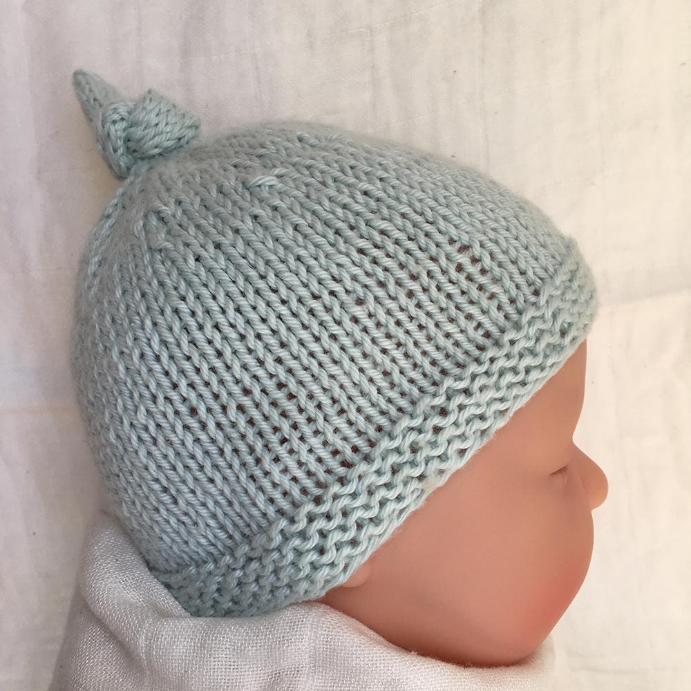 Sweet Chiffon Flower Infant Baby Beanie Turban Hat Newborn Winter Knitted Cap #9
