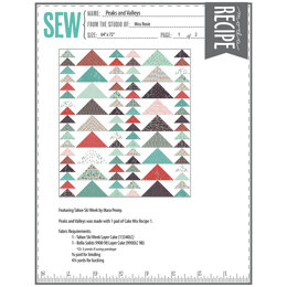 Moda Fabrics Peaks and Valleys Quilt - Downloadable PDF