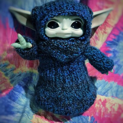 Baby Yoda Robe Pouch with Hood