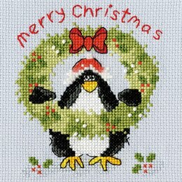 Bothy Threads PPP Prickly Holly Cross Stitch Kit - 10 x 10cm